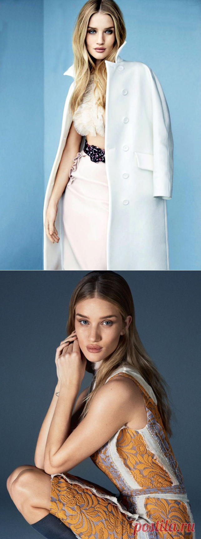 Рози Хантингтон-Уайтли на обложке Elle UK, февраль 2015