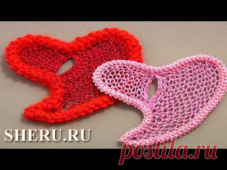 Румынское или шнурковое кружево Урок 60 Сердечко