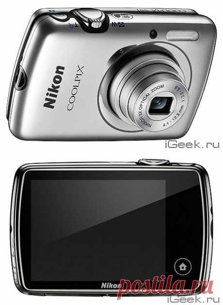 Nikon Coolpix S01. 100 грамм на грудь.