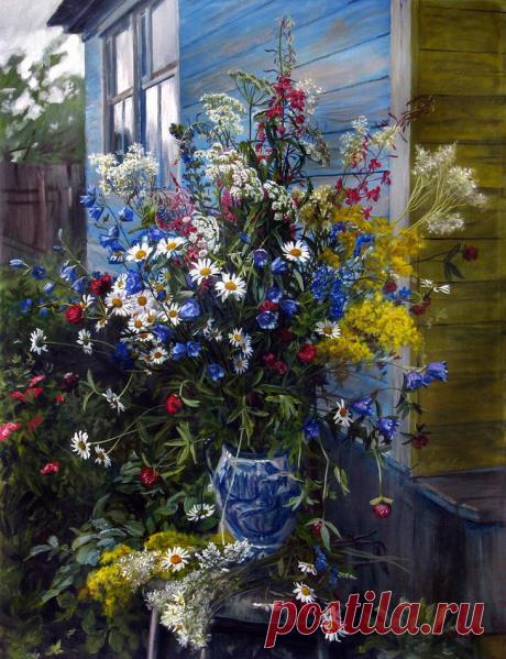 Цветочные натюрморты Юрия Панцырева