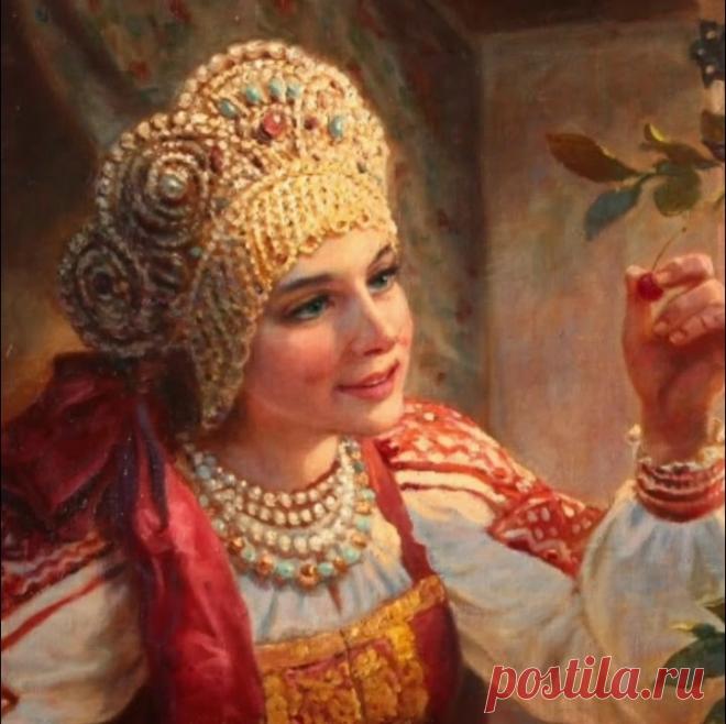 «Запретная женственность»: какую скрытую роль выполнял кокошник на Руси . Милая Я