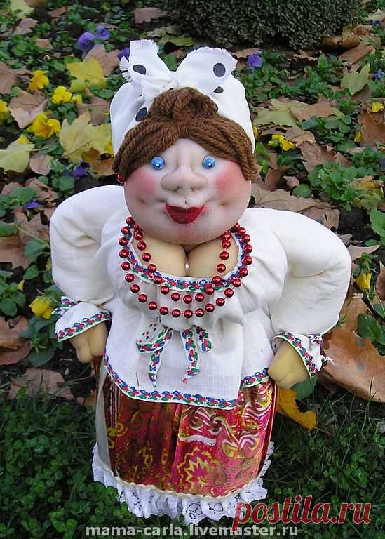 Скульптурная текстильная кукла своими руками