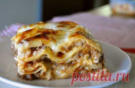 Классическая лазанья.