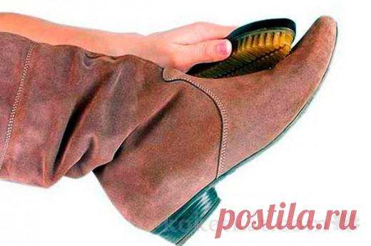 Как почистить замшевую обувь от солевых разводов | Golbis