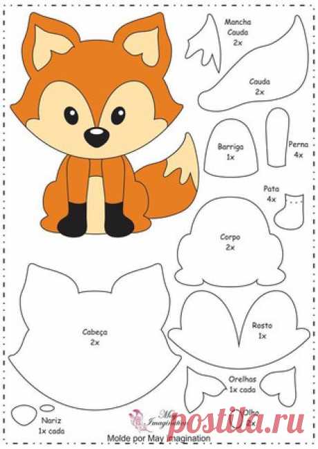 Игрушки из фетра - мастер-классы и выкройки