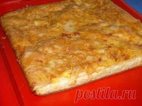 Вкуснейший наливной пирог с сыром