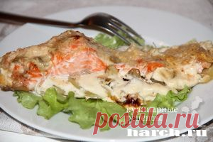 Семга с грибами по-королевски | Харч.ру - рецепты для любителей вкусно поесть