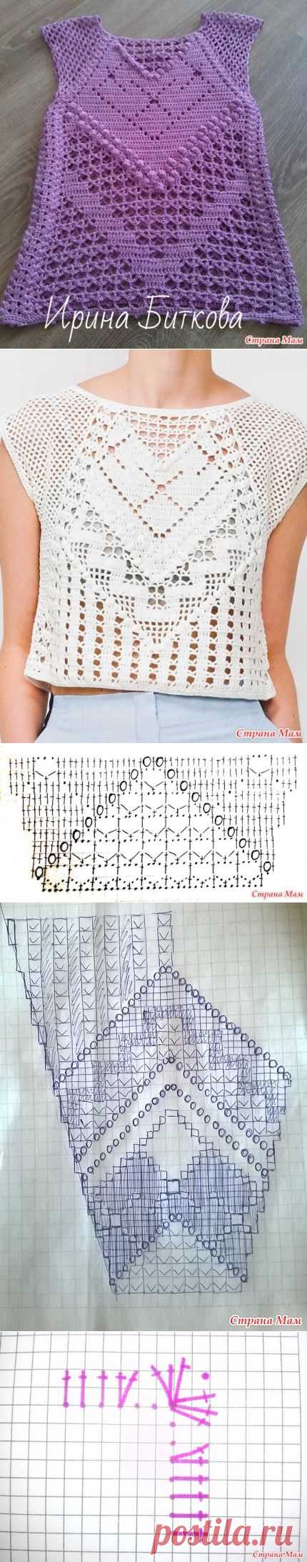 Топ по мотивам Lauren Moffat. Регланом. - Вяжем вместе он-лайн - Страна Мам