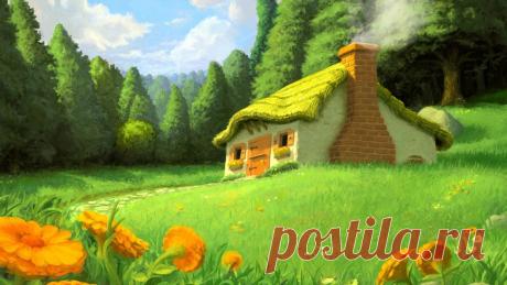 Сказочный домик обои, фото, картинки