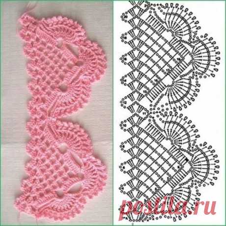 Кайма крючком