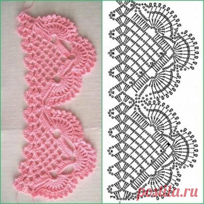 Кайма крючком