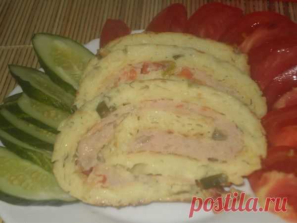 Кабачковый рулет с мясом - Простые рецепты Овкусе.ру