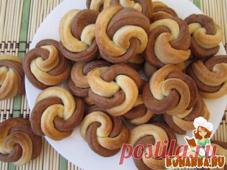 Рецепт: Печенье «Цветочки»