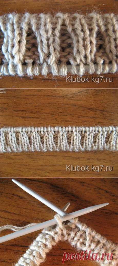 Эластичная резинка 2х2 | Клубок