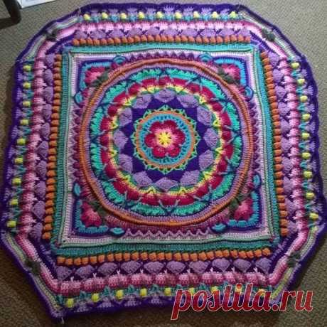 ШИКАРНЫЙ ПЛЕД -МАНДАЛА.МК.