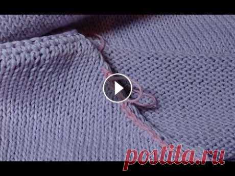 ОБРАБОТКА горловины крючком и спицами | Видеоурок В данном видео я покажу вам, как обработать горловину изделия так, чтобы она была ровной...