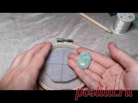 БРОШЬ С НАТУРАЛЬНЫМ КАМНЕМ. HOW TO MAKE A BROOCH. DIY