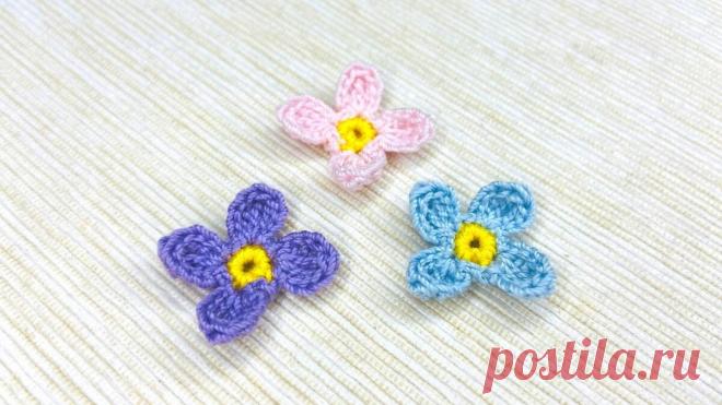 Вязаный крючком цветок сирени. Мастер-класс с фото. | Повязули. Вязание крючком и вязание С2С. | Яндекс Дзен