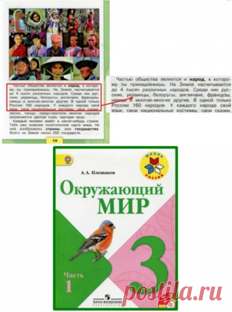 Из учебника для третьего класса А.А. Плешакова «Окружающий мир» исчезла национальность «украинцы».
Нет, я не проверяла текст, вычитывая каждую строчку. Узнала я об этом совершенно случайно от коллеги, к которой приехала временно пожить сестра с ребенком с Донбасса.
Соответственно, племянник начал учебный год в российской школе по российским учебникам.
– Представляешь, вчера изучали предмет «Окружающий мир», – рассказывает она. -Там перечислены национальности. А украинцев нет.