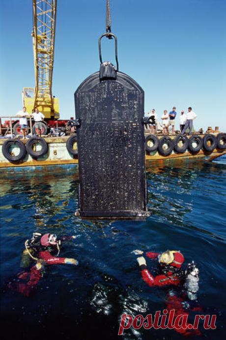 Гераклеон - город, 1200 лет назад ушедший под воду (20 фото)