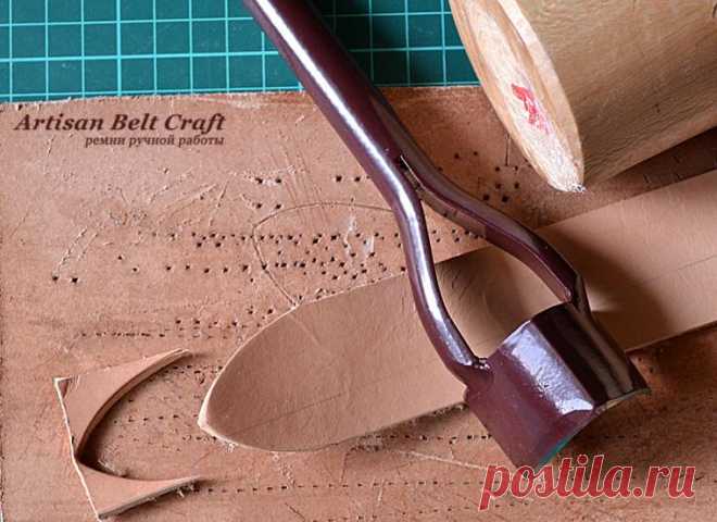 Как сделать заготовку для кожаного ремня - Ярмарка Мастеров - ручная работа, handmade