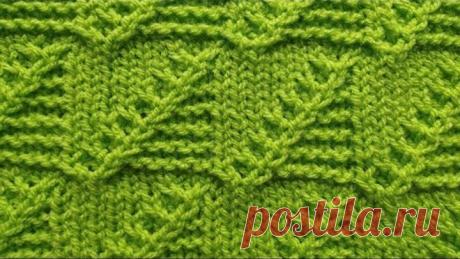 КОМБИНИРОВАННЫЙ УЗОР поворотными рядами и по кругу