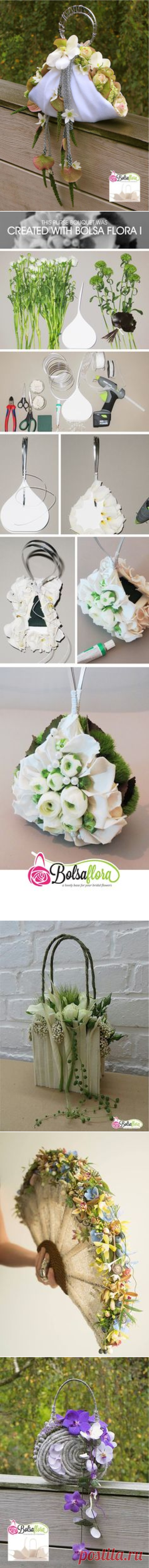 (11) Floral purse | wianki