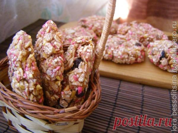 Постное овсяное печенье / Рецепты с фото