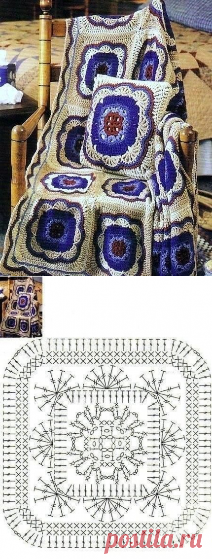 Красивый плед для уютного декора