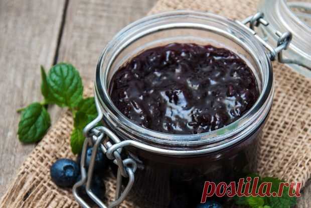 Варенье из черники с желатином — Домашняя кулинария