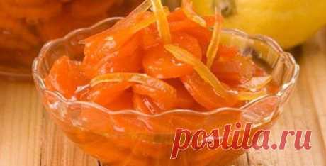 Варенье из моркови с лимоном