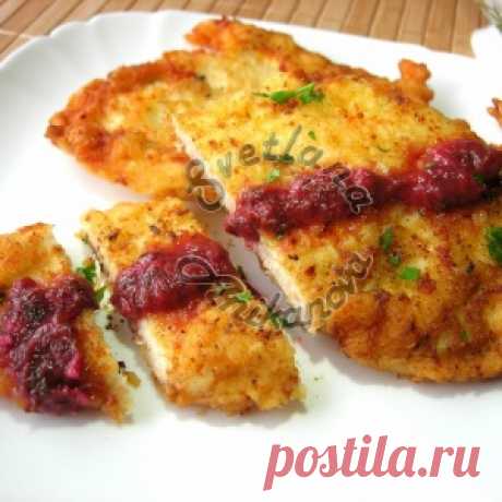 Вкусные и Сочные ОТБИВНЫЕ из Куриного филе в Кляре с соусом ткемали - МирТесен