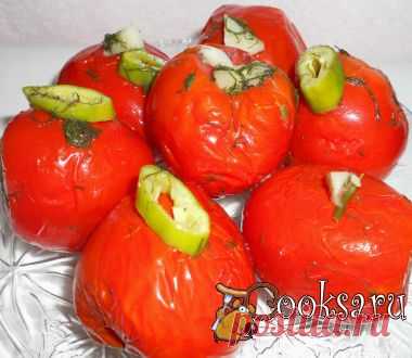 Соленые помидоры (без рассола) фото рецепт приготовления
