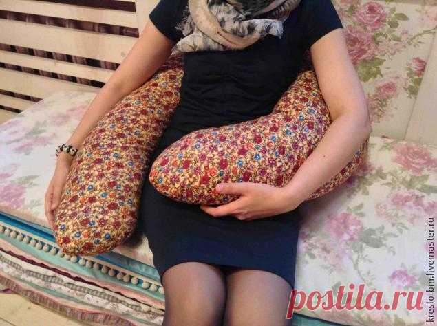Подушка для беременных своими руками - Ярмарка Мастеров - ручная работа, handmade
