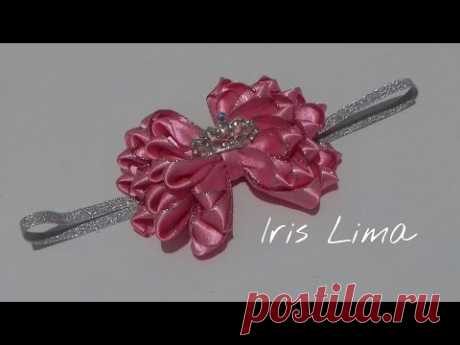 Como fazer laço fru fru com fita de cetim parte 2 / DIY , TUTORIAL ,PAP By Iris Lima