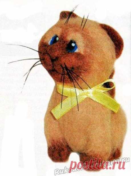 Валяние сиамского кота