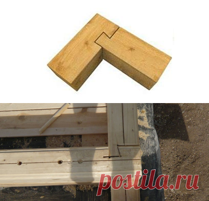 Теплый угол из бруса - ласточкин хвост