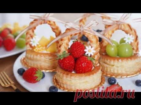 Он выглядит мило, его легко приготовить и он фантастически вкусный~🎊 / Рецепт мини-фруктового пирога