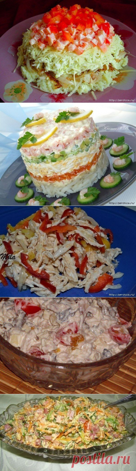 Подборка вкусных салатов без заморочек