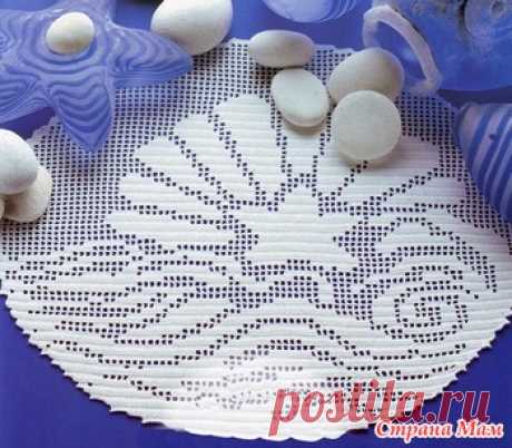 Филейка для футболки или салфетки - Вязание - Страна Мам