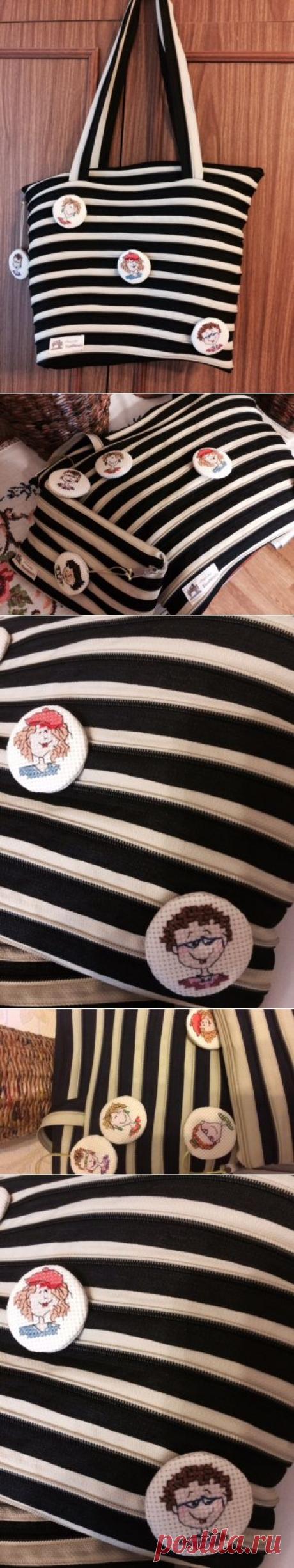 Сумка из &quot;молнии&quot; (продолжение) / Вышивка / Вышивка. Работы пользователей