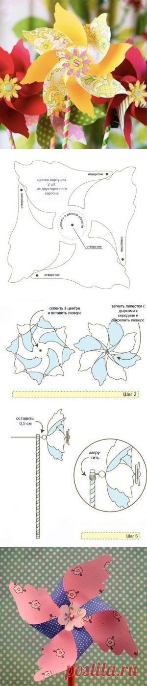 Ветрячки из бумаги