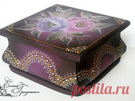 Оформление шкатулки - Ярмарка Мастеров - ручная работа, handmade