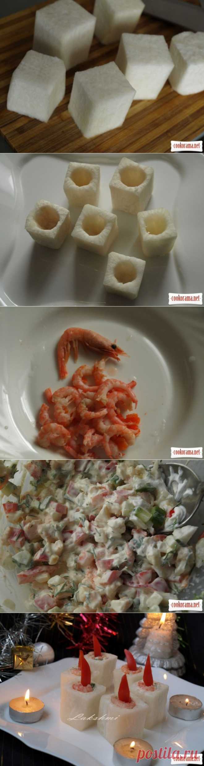 Закуска "Новогодние свечи" / Холодные закуски / Кукорама — вкусные рецепты!