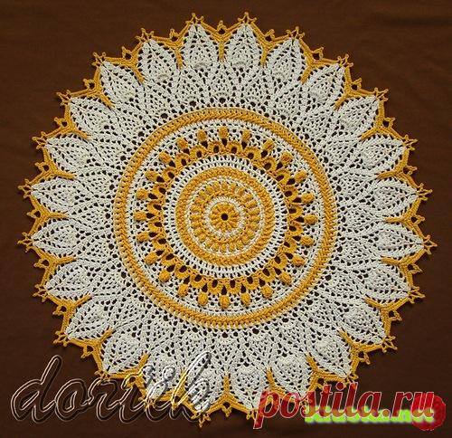 Потрясающая салфетка от Patricia Kristoffersen. Описание.