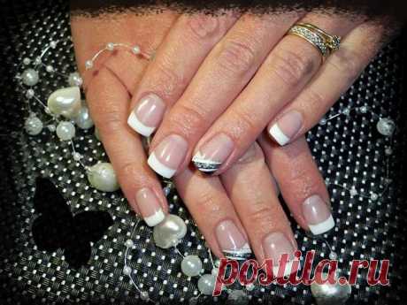 Wedding manicure french type