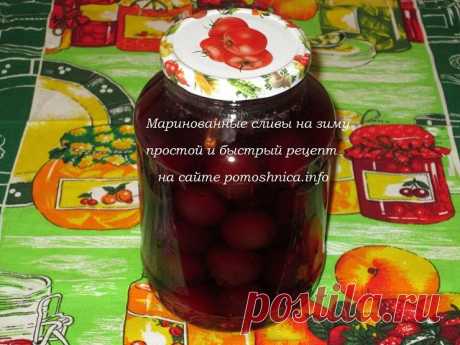 Маринованные сливы на зиму: простой рецепт сливового наслаждения!