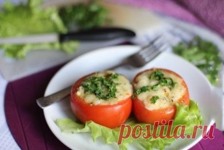 Как приготовить помидоры, фаршированные куриным филе и овощами. - рецепт, ингредиенты и фотографии