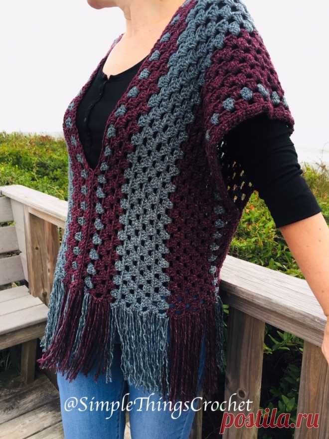 Misty Morning Poncho Top - Simple Things Crochet