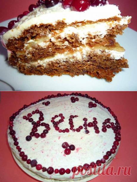 Торт на кефире | Кухарята.ру